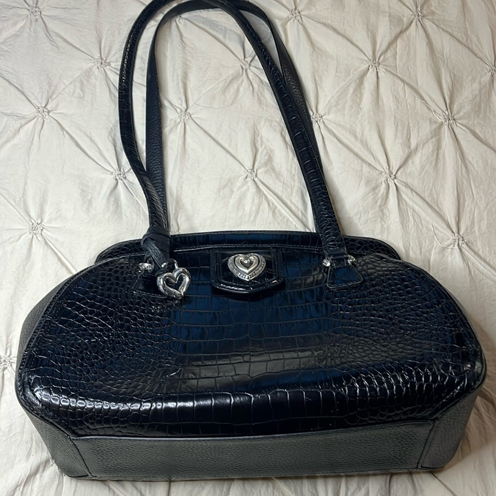 Brighton Collection Vintage bag , real leather with serial number Black